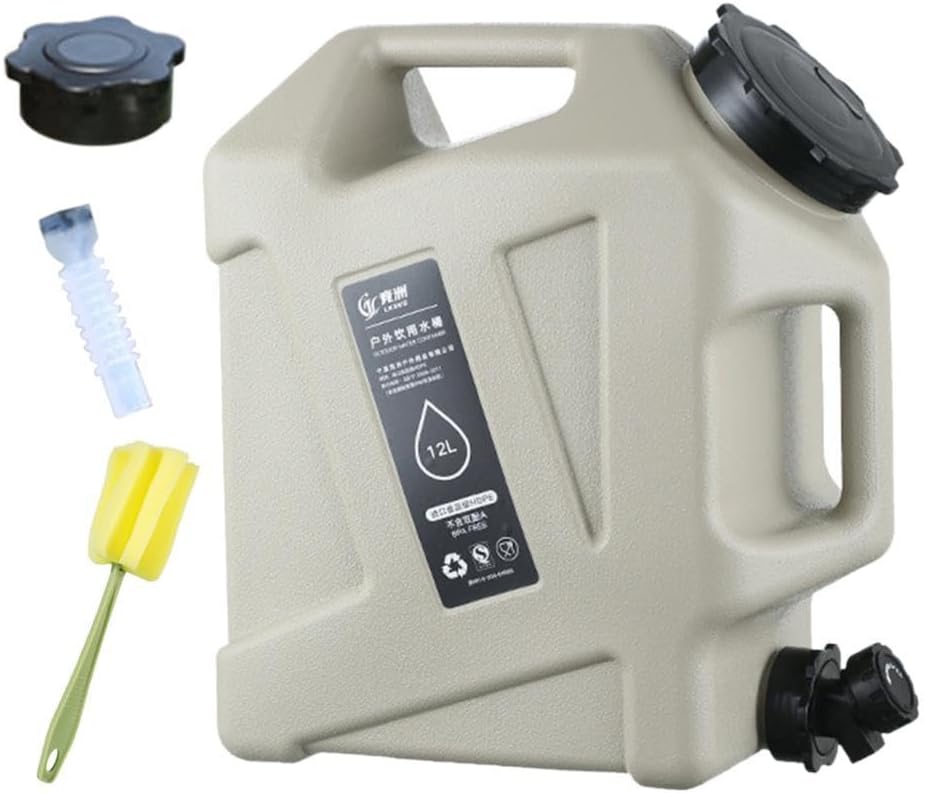 Drinking Water Container, Emergency Water Storage Container, Camping Water