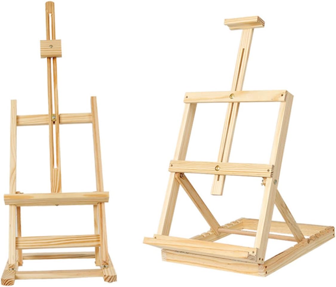 Wooden Easel Display Stand Pine Easel for Posters Art and Signs Versatile Tripod Table Frame for Weddings Boys and Girls Art and Use