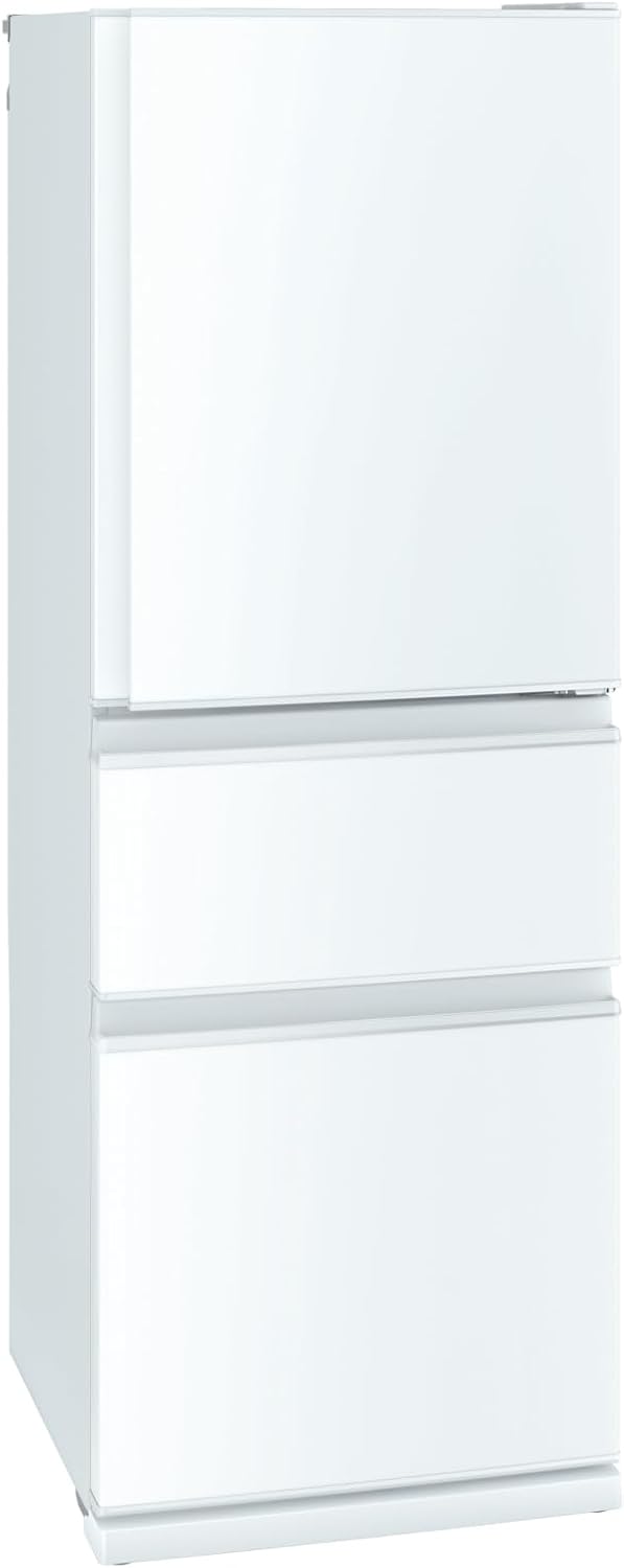 三菱 MR-C33J-W 3ドア冷蔵庫 Cシリーズ 330L MRC33JW 【公式通販】