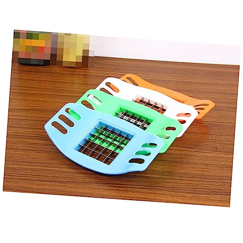 Cortadora de papas creativa BESTOYARD azul acero inoxidable miniatura 6