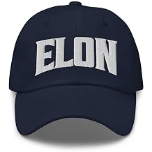 Elon Baseball Cap Elon Dad Hat North Carolina NC Hat Embroidered Souvenir
