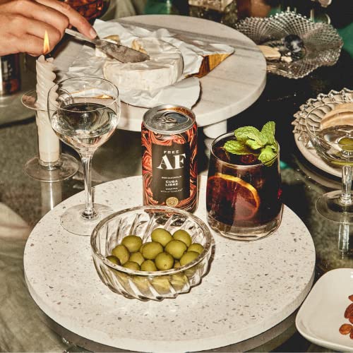 Free Af Paloma Spritz & Cuba Libre Bundle | Non Alcoholic Sparkling Cocktail | Gluten Free, Low Calorie | 24 Pack | 8.4 Fl Oz Cans #TOP7