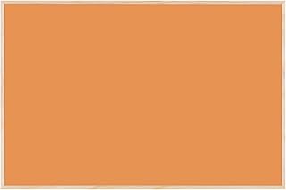 Bi-Office Magnetische Tafel Earth New Basic Tangerine, 585 x 385 mm, Lackierte Stahloberfläche, Naturholzrahmen