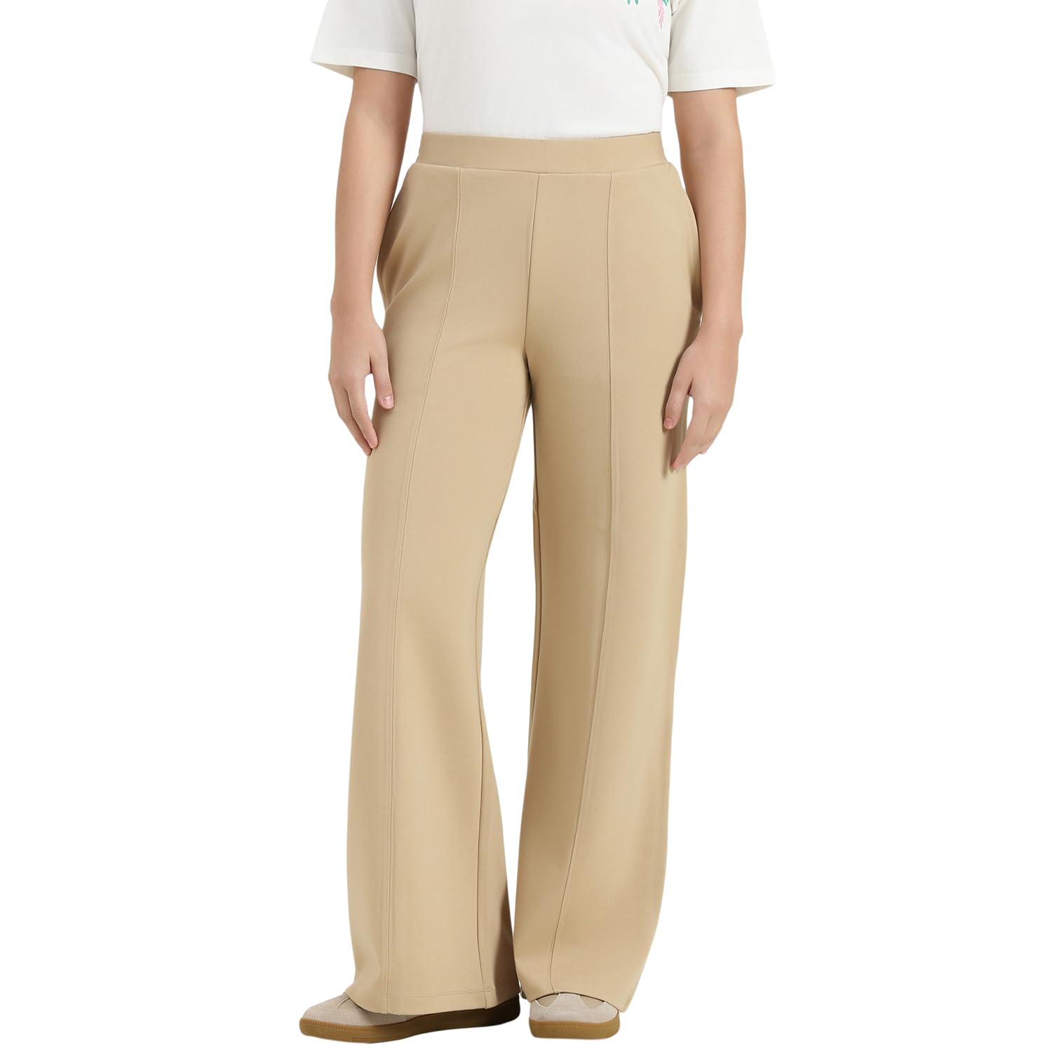 High Rise Solid Trousers - 26P3PUWDLG24IDI5-image-10