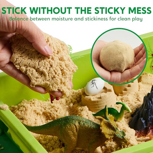 image for Klever Kits Dinosaurs Sensory Bin Toys for Toddlers with Glow in The D
