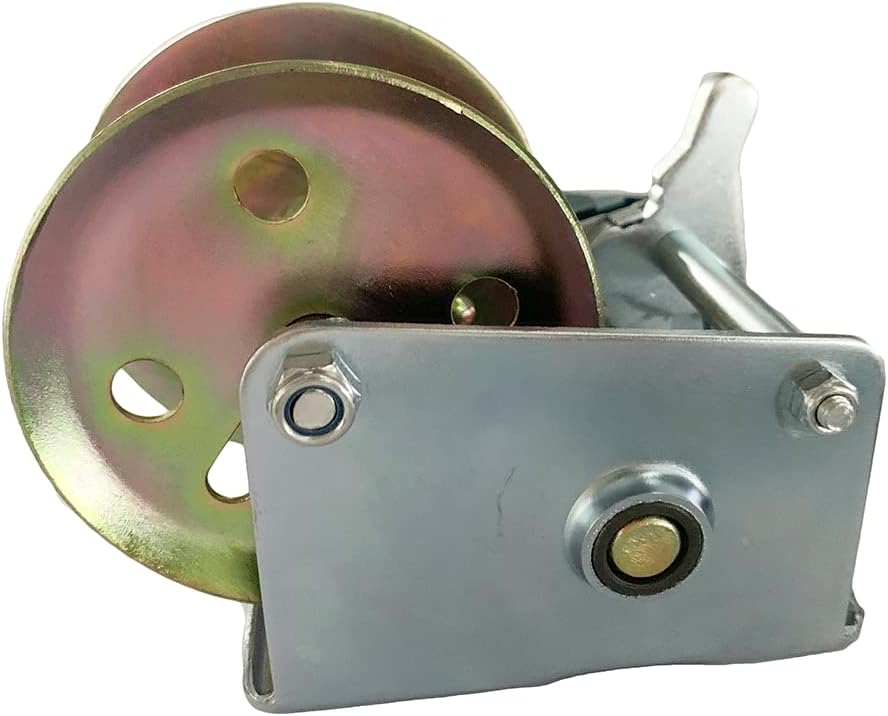 South Bend Components Atlas Power Machines Boat/Trailer Hand Winch, 1200-lb with Heavy Duty Steel Cable