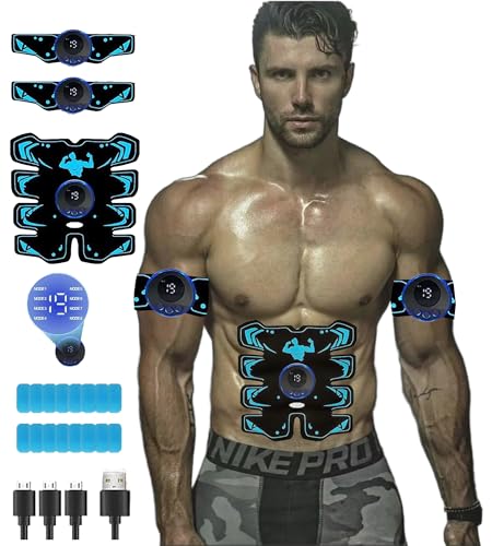 Jenylu EMS Muscle Stimulator, Abs Trainer Abdominal Muscle Toner ...