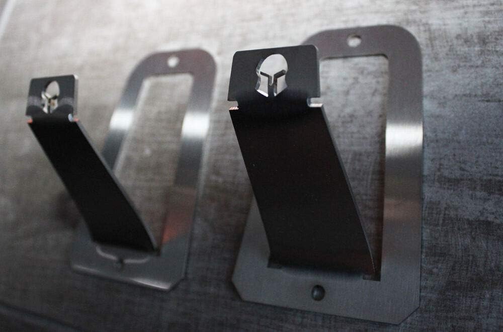 300 Industries Gun Rack Rifle Shotgun Hooks Hangers Wall Mount Display Stainless Steel Brackets