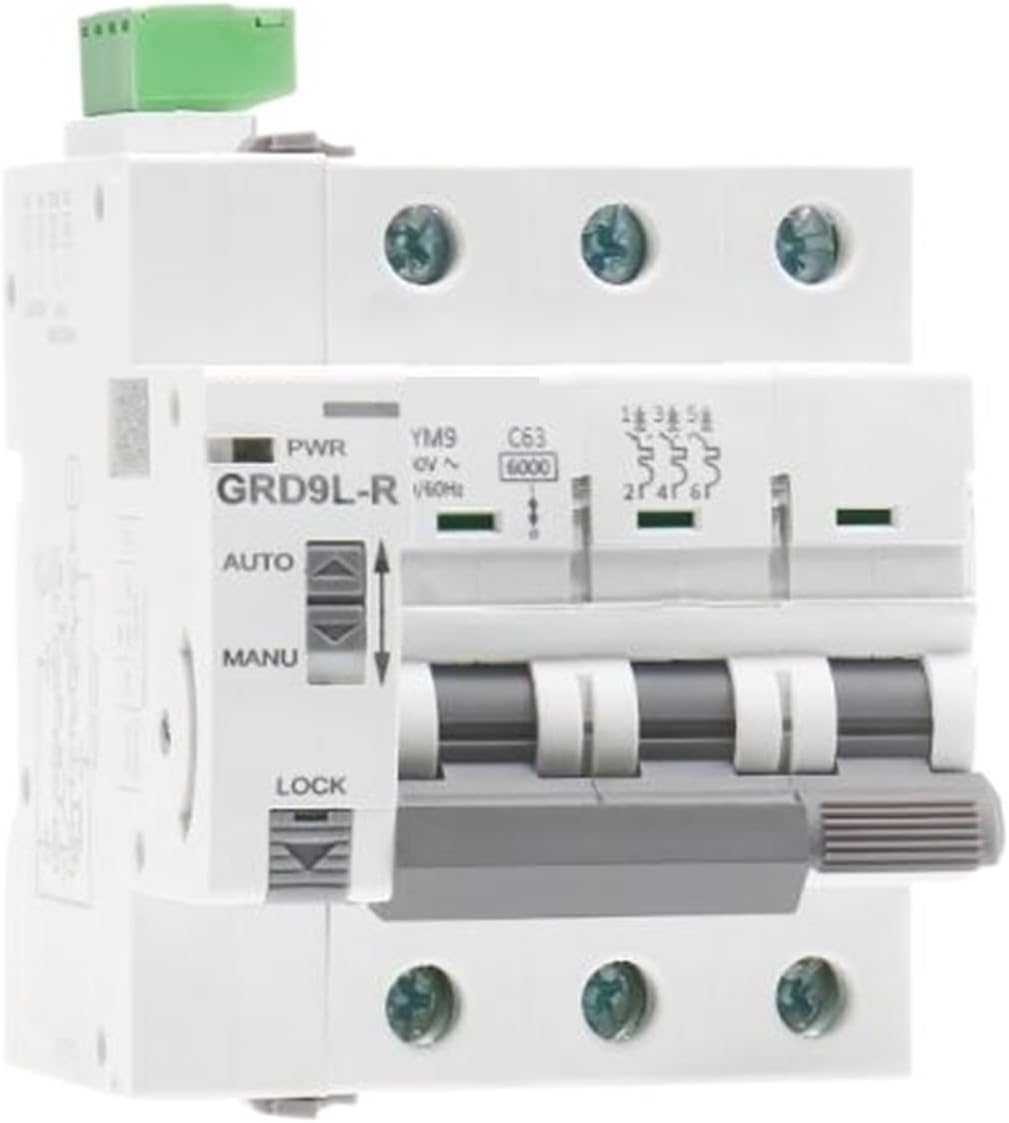 Small Automatic reclosing Circuit Breaker GRD9L-C/D/S/R/W Switch Input RS485(2P 63A AC220V,GRD9L-D)