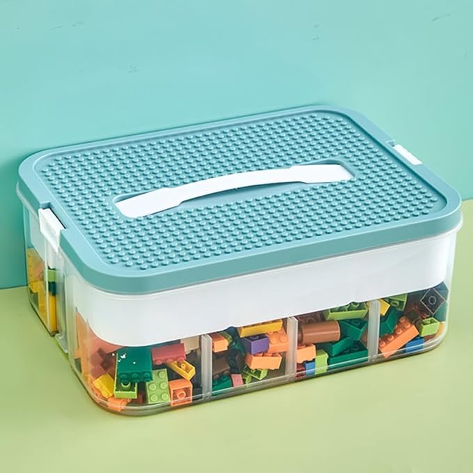 Amazon.com : Toys Organizer Storage Case for Lego Box Kids Toy ...