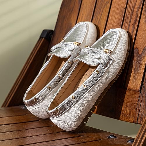 Image of Loafers for Women Comfortable Slip On Flats with Memory Foam Insole for Daily Wearing