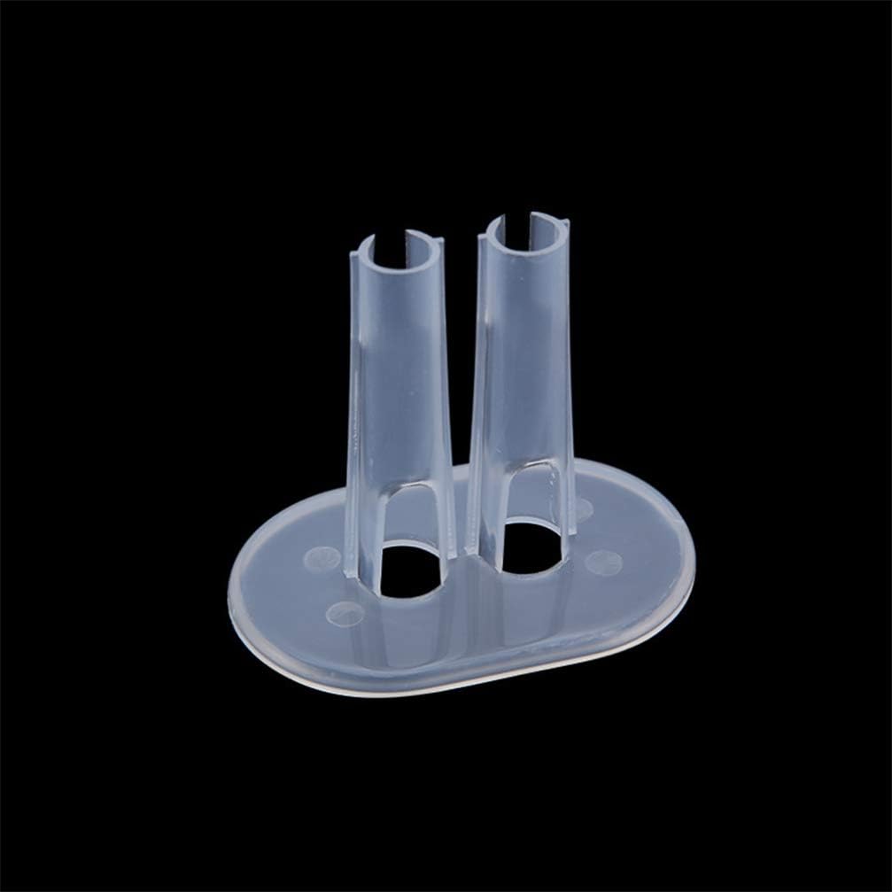 ARTIBETTER Doll Stand Holder for Feet Fitting Transparent Plastic 12Pcs Set 3.14X1.96X2.75In Upright Doll Display Stand for Kids Crafting Playroom Organization