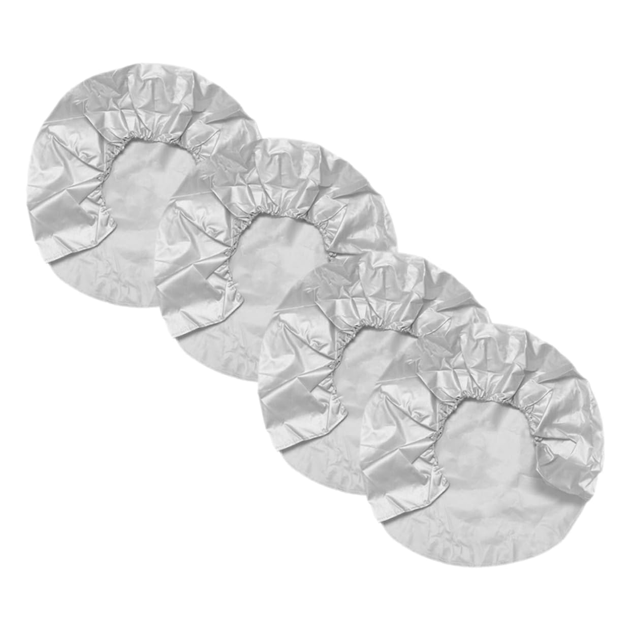 Copri Pneumatici 4 Pezzi Oxford Argento per Rv