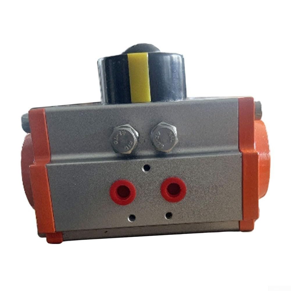 Actuador neumático AT40/AT52 giratorio de 90 grados, válvula de doble efecto para automatización industrial, construcción de aluminio, modelos GT52 GT63