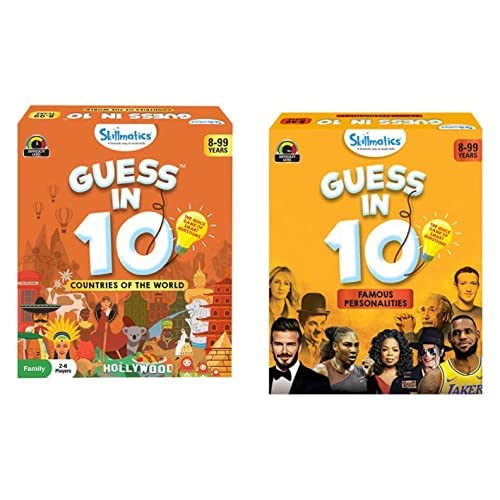 Buy Skillmatics Card Game Guess in 10 Countries of The World, Gifts