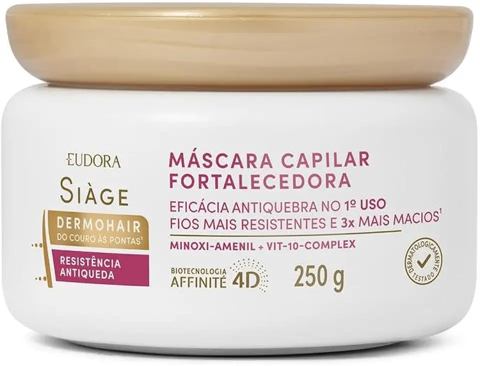 Máscara Capilar Siàge Dermo Hair Resistência Antiqueda 250g