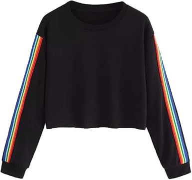 rainbow colors sweatshirt