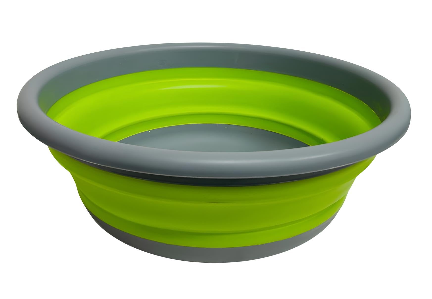 Bassin pliable rond 5 litres Ø 32 cm 9 litres Ø 37,5 cm lingette multifonction bassin de stockage pliable bac à linge plastique silicone bassin panier camping maison pique-nique camping-car