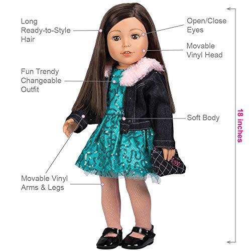 Adora 18-Inch Doll, Amazing Girls Emma Sparkles (Amazon Exclusive) #TOP3