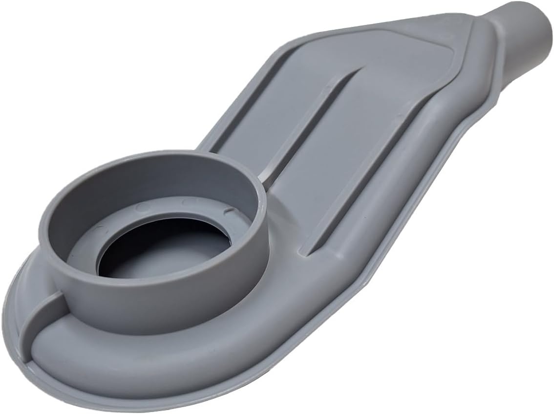 SereneDrains WOW Drain TM Horizontal Side Discharge Outlet Low Profile Shower Drain Assembly Reducer PVC Base Pipe Fitting P Trap (Without Drain)