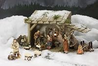 FADEDA Batteriebox f. 3X AA, ON/Off/Timer für Stecker/Höhe:70 cm/handbemalt/detailgetreue Krippen Figuren - Weihnachten Tisch Dekoration Krippe Zubehör – Ansicht 6