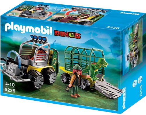 Preisvergleich Produktbild Playmobil 5236 - Forscherfahrzeug mit Käfiganhänger