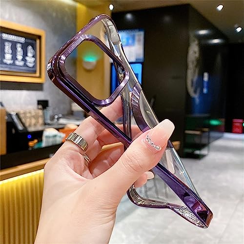 Coque de charge sans fil iPhone 11 Pro magnétique transparente rose - 5