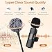 8 Packs Foam Microphone Windscreen & Mic Clip, Wireless Lavalier Mic Sponge, Mic Cover with Clip to Reduce Plosive and Better Highlight the Vocals, Washable and Windproof Wind Screen