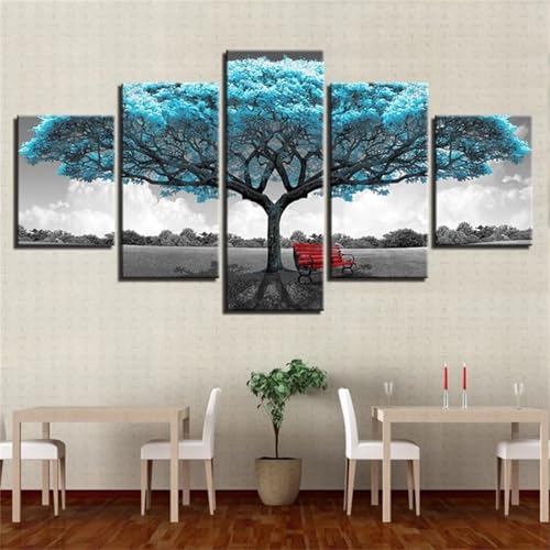 Diamond painting grand format vue de l'arbre 225x113cm kit complet adulte