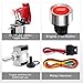 Nilight Ignition Rocker Switch Panel 12V 5 in 1 with Engine Push Button Toggle Switches with Relay Wiring Harness LED for RV Truck Racing Car Boat Marine Trailer