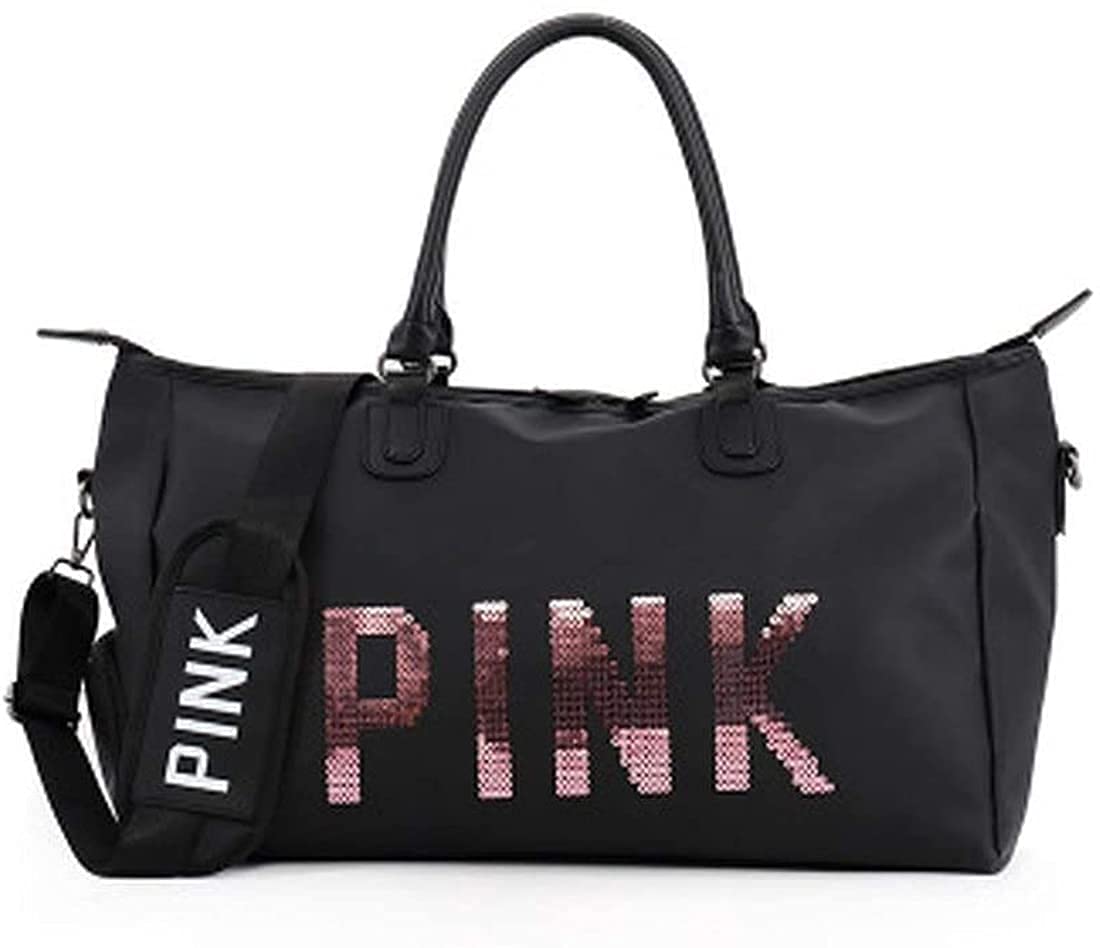 AREO Sport Bags Women Luxury Handbags Travel Duffle Gym Bags with Separate Shoe Compartment (Black Charcoal) AREO Sport Bags Women Luxury Handbags Travel Duffle Gym Bags with Separate Shoe Compartment (Black Charcoal)