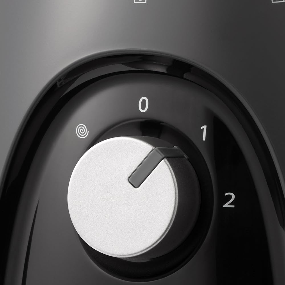 Russell Hobbs Procesador de alimentos, batidora/picadora/molinillo/cortador de verduras en rodajas, con jarra, amasa, cortar en rodajas, pica y ralla, 900 W max, Desire Matte Charcoal 27111-56