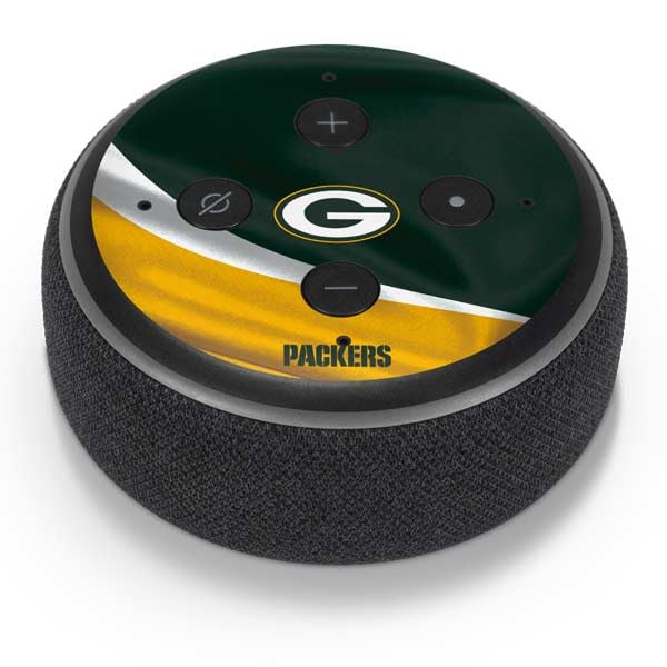 Skinit Decal Audio Skin Compatible with Amazon Echo Dot 3 - Officially Licensed NFL Green Bay Packers Design