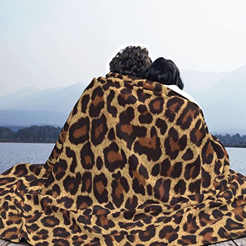Couverture en flanelle douce imprimé léopard pour des soirées cocooning chaleureuses - 8
