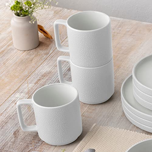 Set de 4 Tazas Noritake Colortex Stone White 16 oz miniatura 5