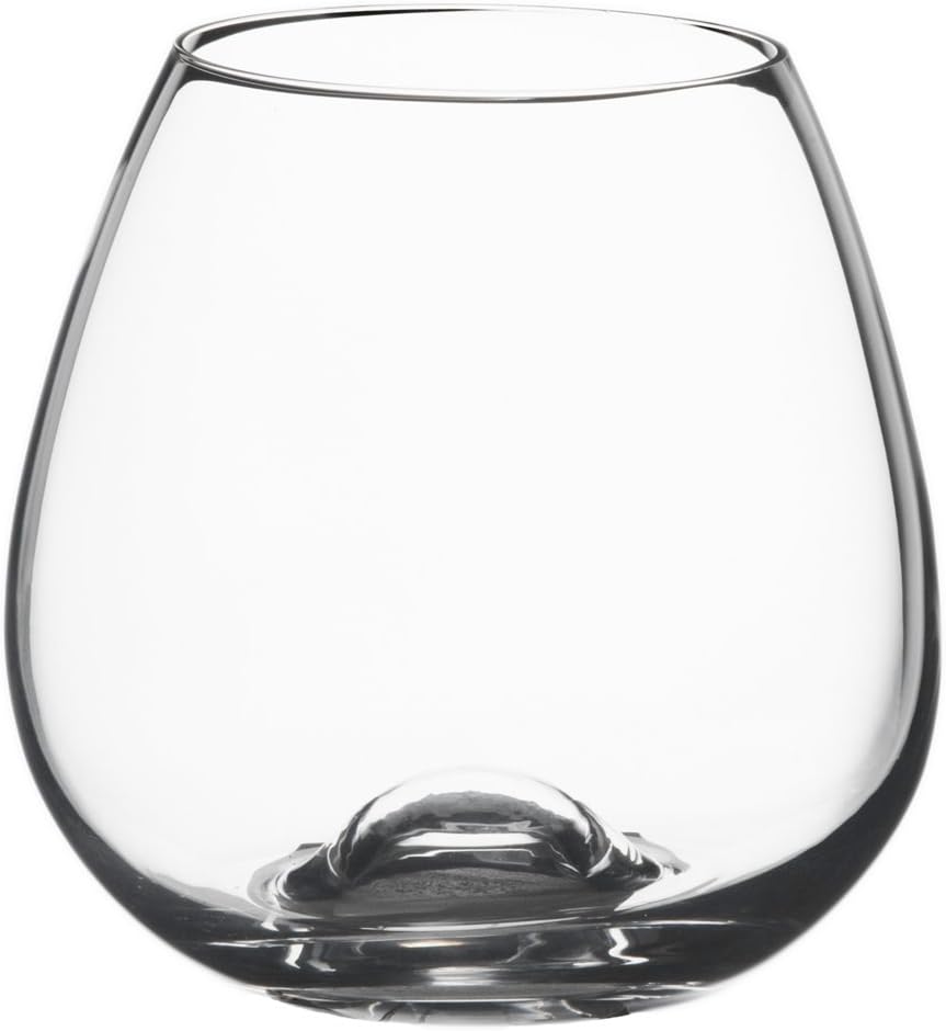 Dartington Crystal Wine & Bar Tumbler Glasses, Set of 2 | A Simple, All-Purpose Glass Tumbler Suitable for Wine, Whisky and All Spirits| 91mm | 370ml | Dishwasher Safe | Gift for Family or Friends