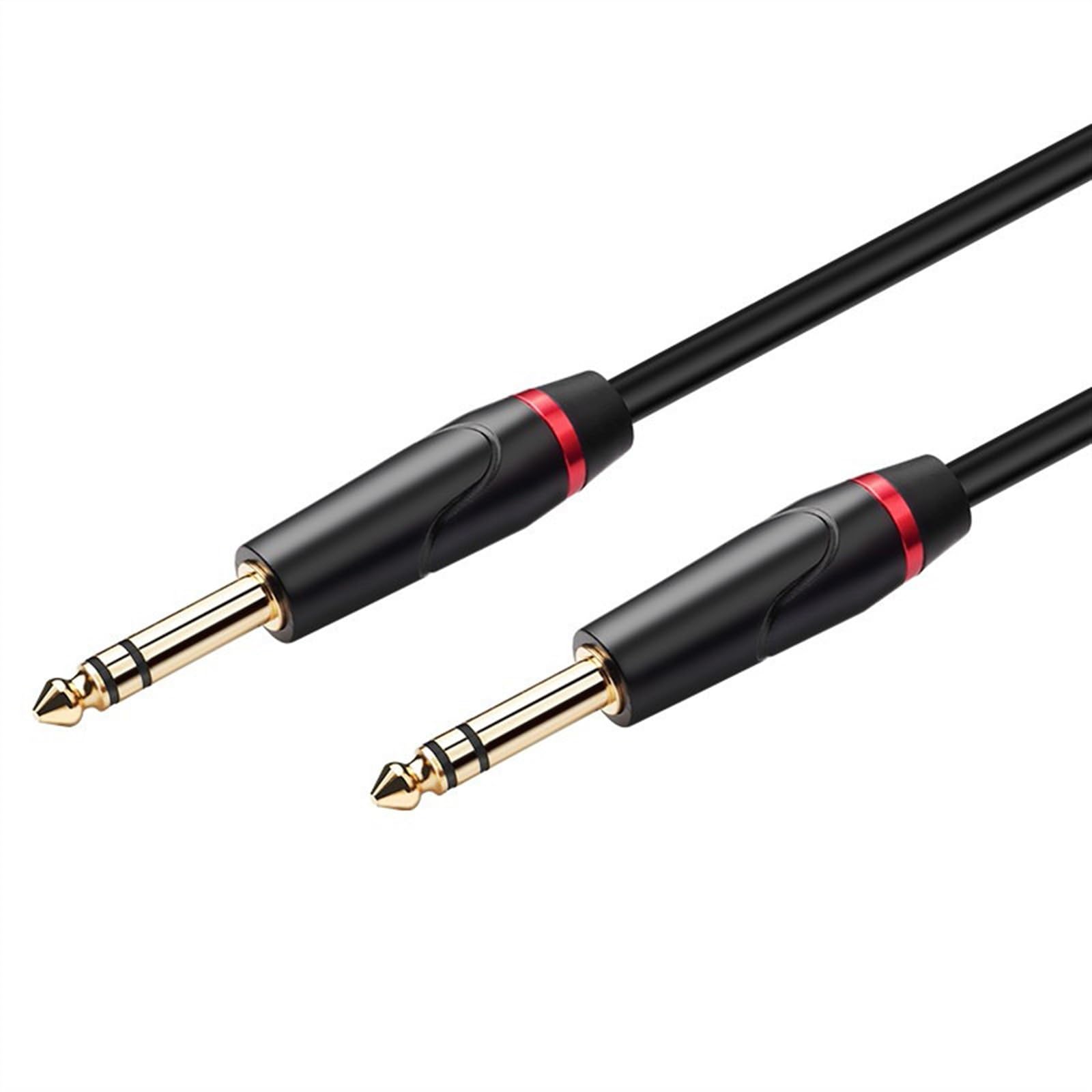Przewód połączeniowy audio 6,35 mm 3-rdzeniowy męski na dwukanałowy kabel audio do wzmacniacza miksującego gitarę 0,5-10 m(5m)