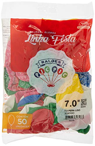 Balão Pic Pic N070 Misto, Riberball, 005, Pacote com 50