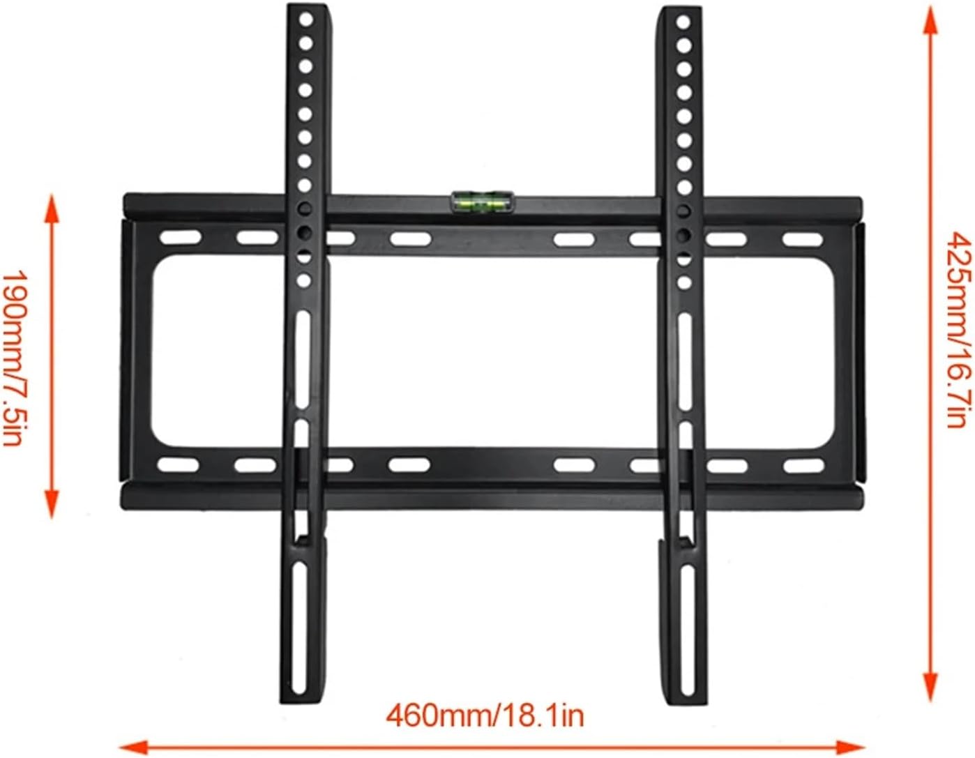 CZKE Universal Fixed Flat Panel TV Frame Strong Loading Capacity TV Wall Mount Cold Rolled Steel for Household Television Accessories(425x460mm) image 2