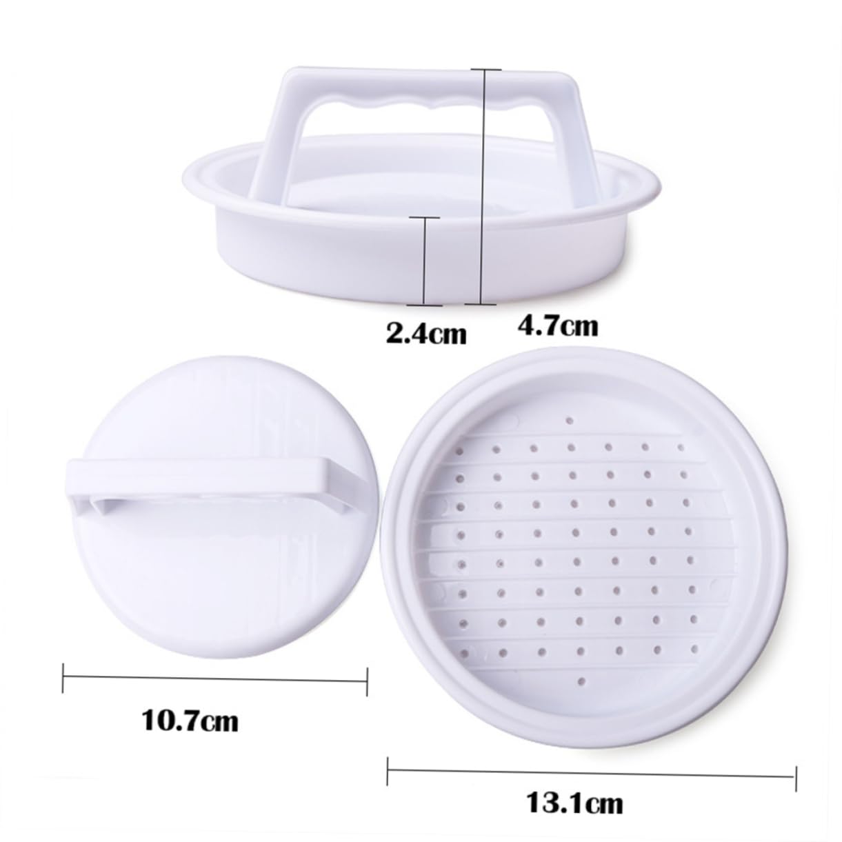 VICASKY Patty Maker Press Burger Press Press Burger Hamburger Slider Press Easy Cleaning Meat Beef Grill Tool