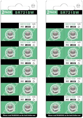 APGLSXY of 10pc / 20pcs AG11 LR721 Button Battery R721 / AG11 / SR721 / 362 Button Cell Batteries for Watch Remote Calculator Battery - 5