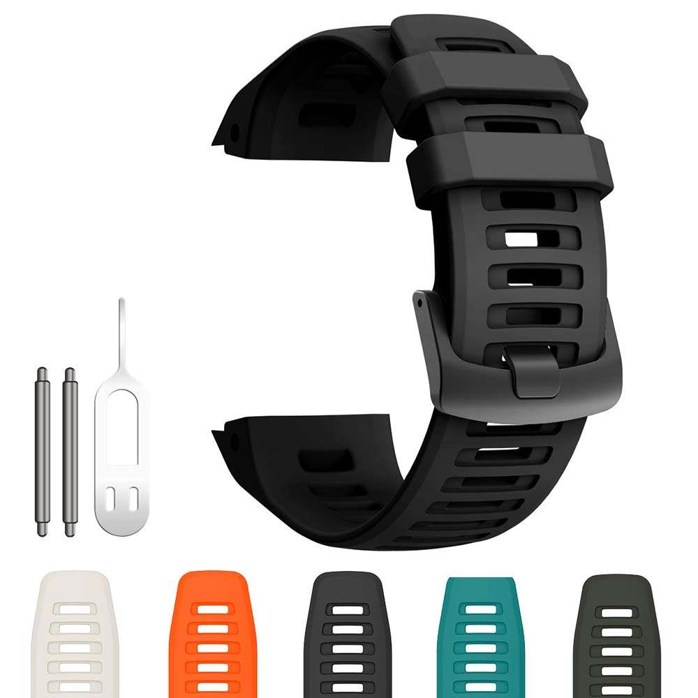 GARMIN ガーミン Instinct ベルト バンド シリコン製 工具付き５…