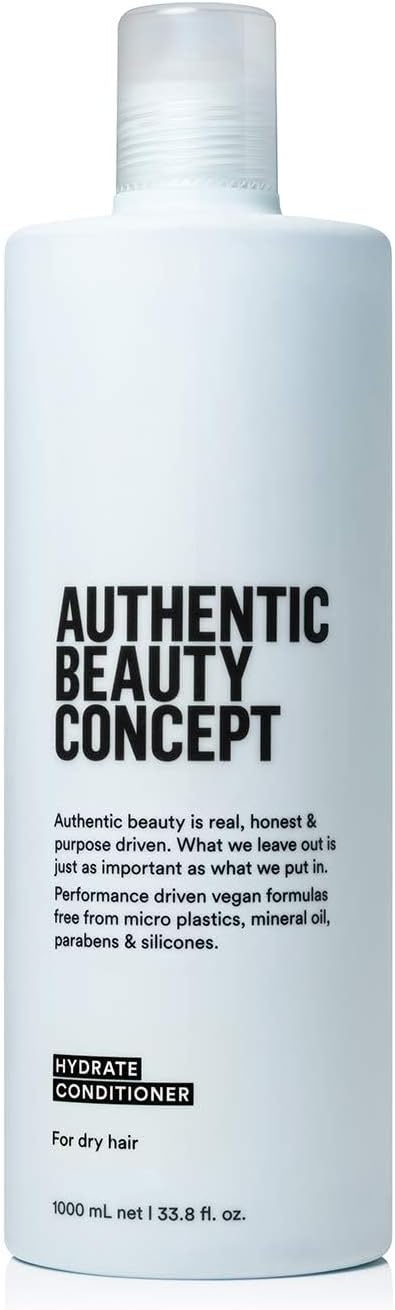- Authentic Beauty Concept Hydrate Conditioner | Normal To Dry or Curly Hair | Adds Moisture & Shine | Vegan & Cruelty-free | Silicone-free