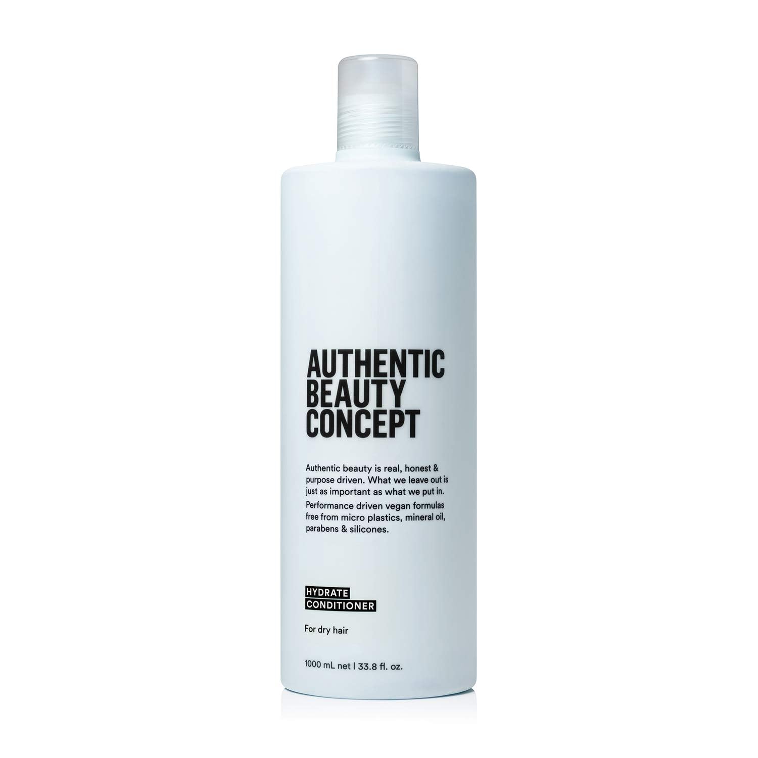 Authentic Beauty Concept Hydrate Conditioner | Normal To Dry or Curly Hair | Adds Moisture & Shine | Vegan & Cruelty-free | Silicone-free