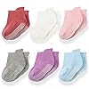 Momcozy Babysokjes Antislip Enkelsokjes Katoenwollen Kindersokjes Gripsokjes Anti-uitglij peutersokjes babysokjes…
