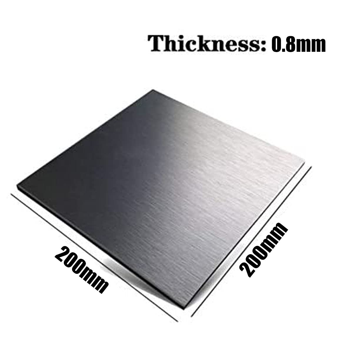 Blacha aluminiowa 200x200x0,8mm do lutowania Trawienie Tłoczenie Cięcie