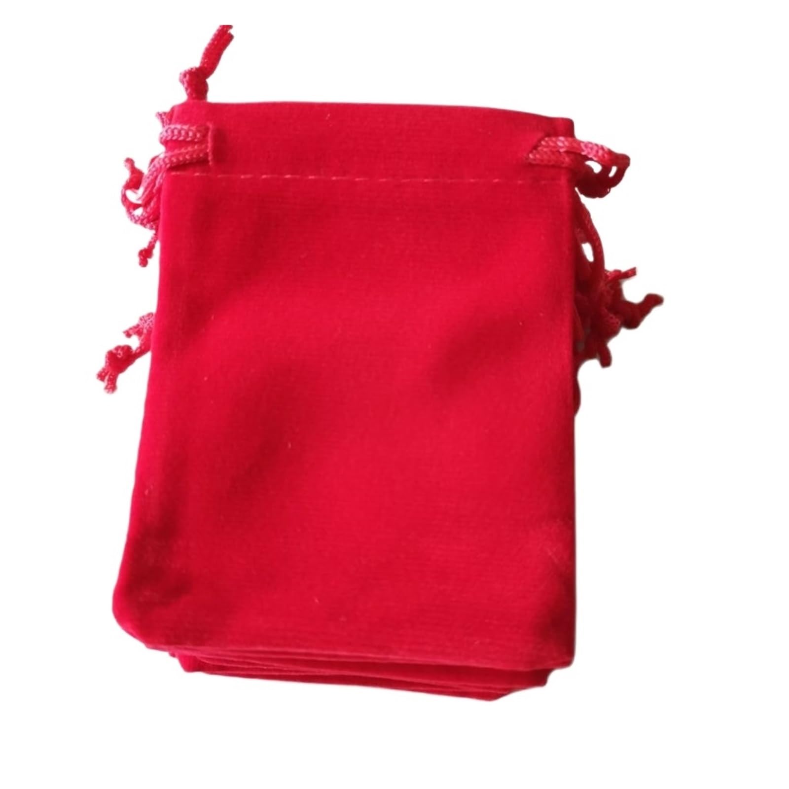 SHENJMAI Velvet Jewelry Pouches 100Pcs/Lot 5x7cm 7x9cm 9x12cm Drawstrings Velvet Bags Jewelry Packaging Pouches Wedding(Red,9x12cm)