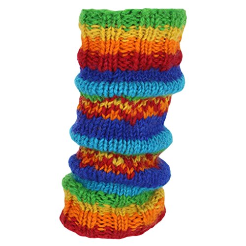 Guêtres femme multicolores isolantes et extensibles taille unique contre le froid