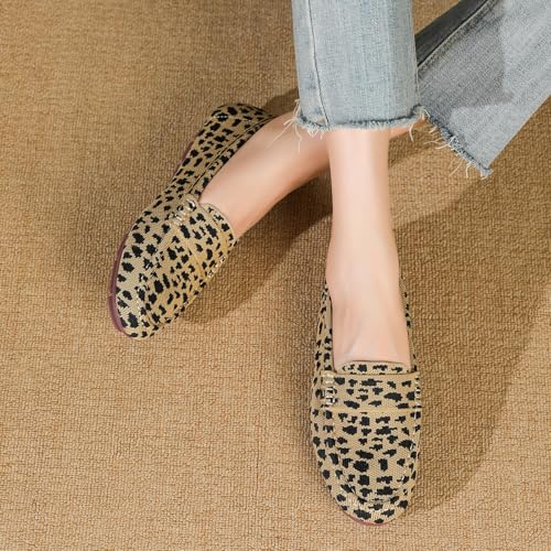 Image of feabtonbd Loafers for Women Comfortable Breathable ShoeCasual Slip On Womens Driving Flats Shoes