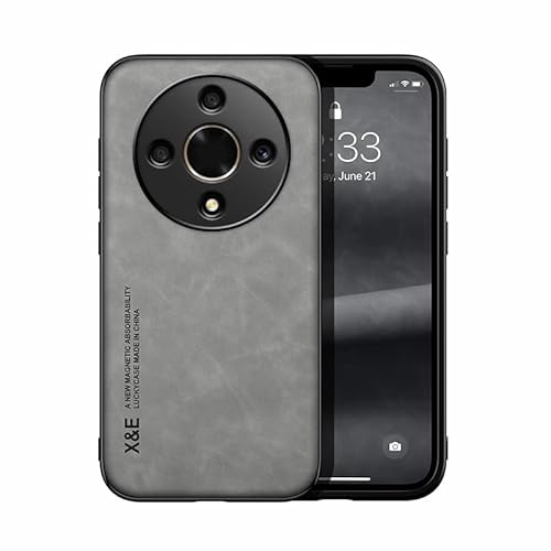 Compatibile con Honor X70 Caso Attrazione magnetica interna Protezione anti-caduta per fotocamera 2 in 1 Gray